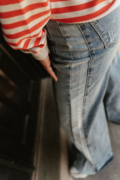 High Rise Wide Leg Jeans KC5521M - Southern Soule Designs