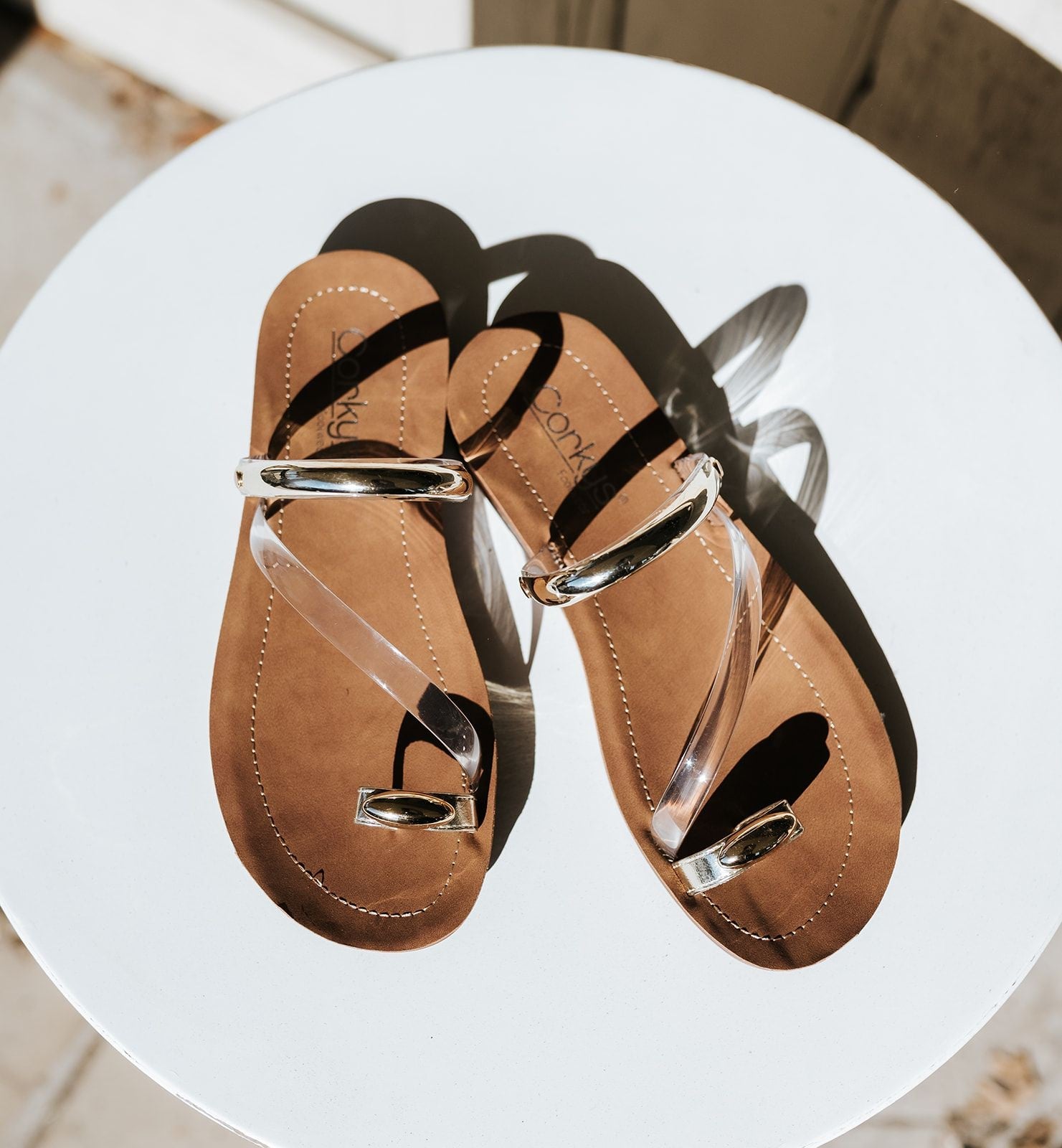 Hit The Strip Clear Sandal - Southern Soule Designs