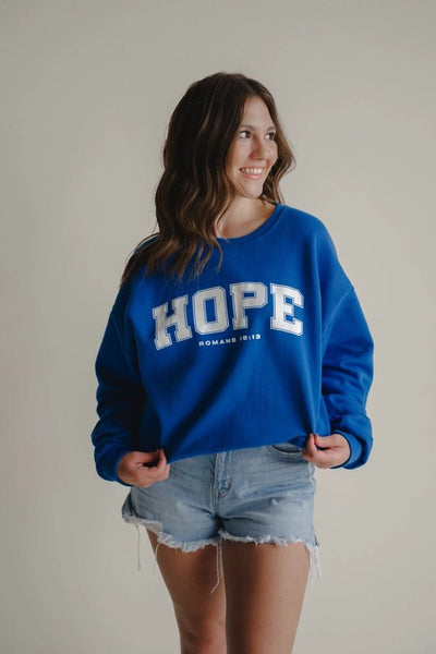 Hope Royal Blue Pullover - Southern Soule Designs