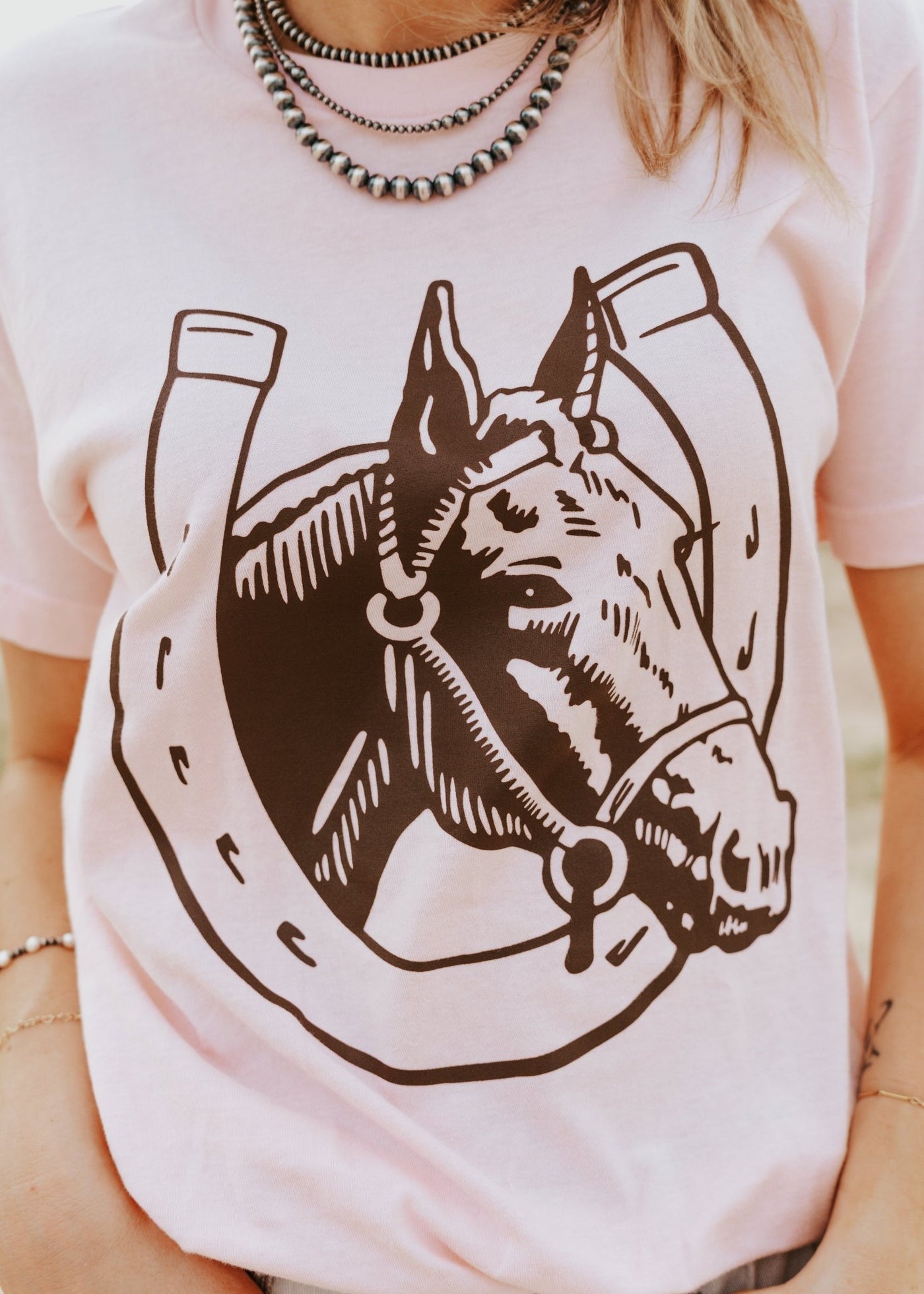 Horseshoe & Horsehead Tee - Southern Soule Designs