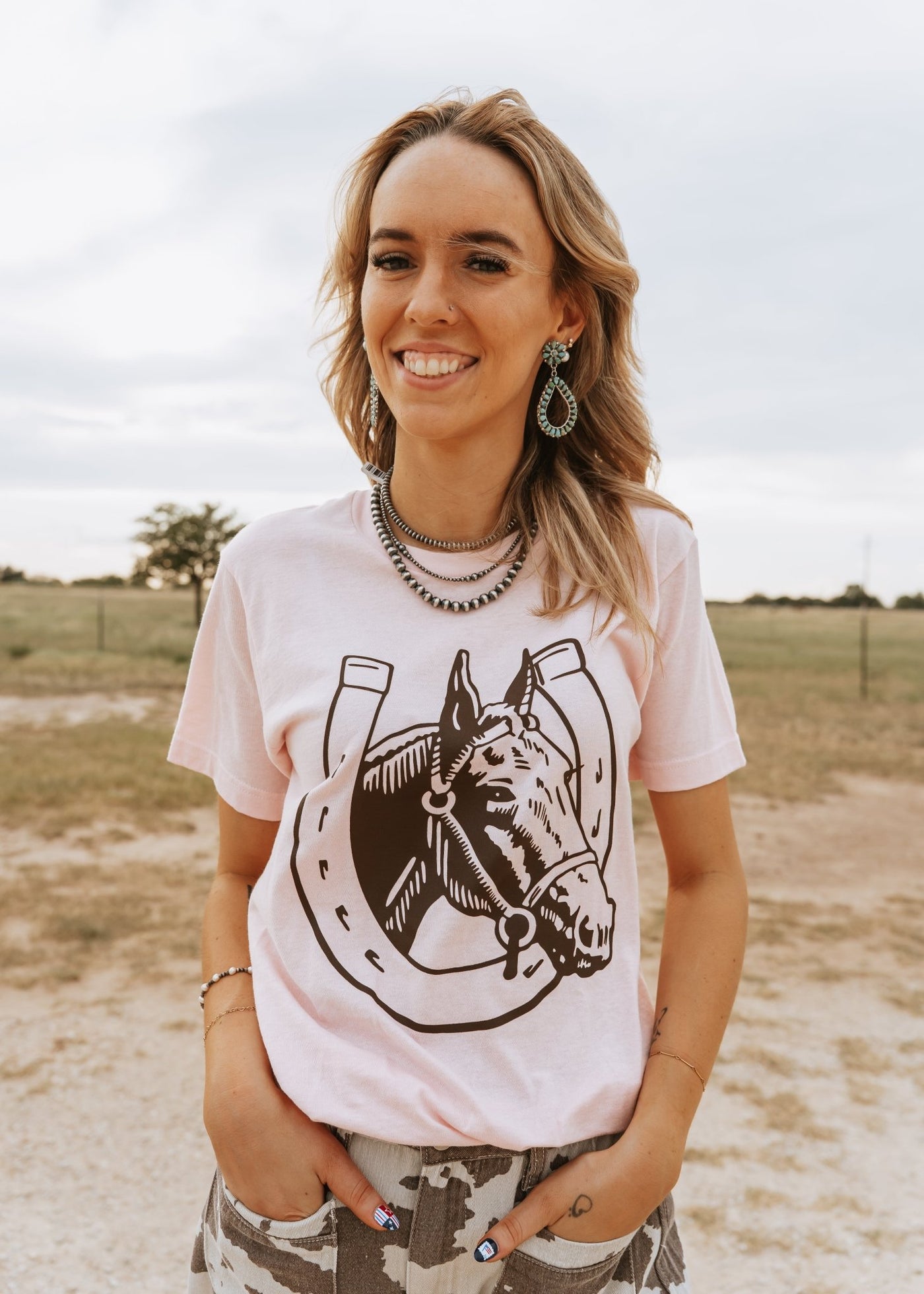 Horseshoe & Horsehead Tee - Southern Soule Designs