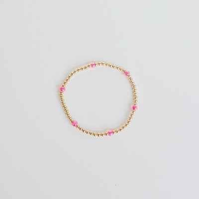 Hot Pink Poppi Bracelet - Southern Soule Designs