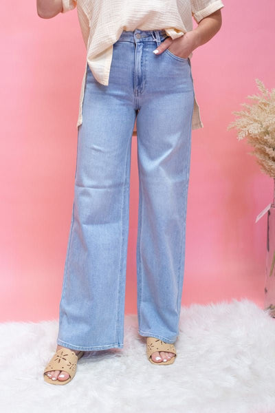 HR Palazzo Wide Leg Jean - Southern Soule Designs
