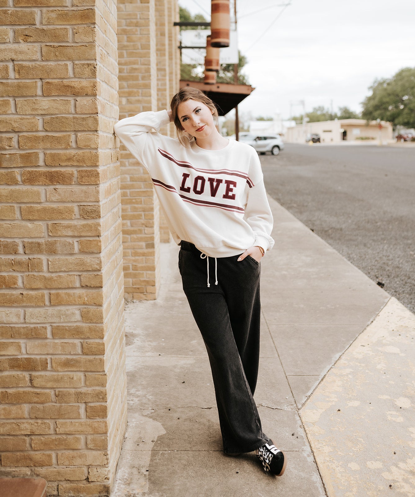 Hunter Knit Denim Pant Vintage Black ZP253843 - Southern Soule Designs