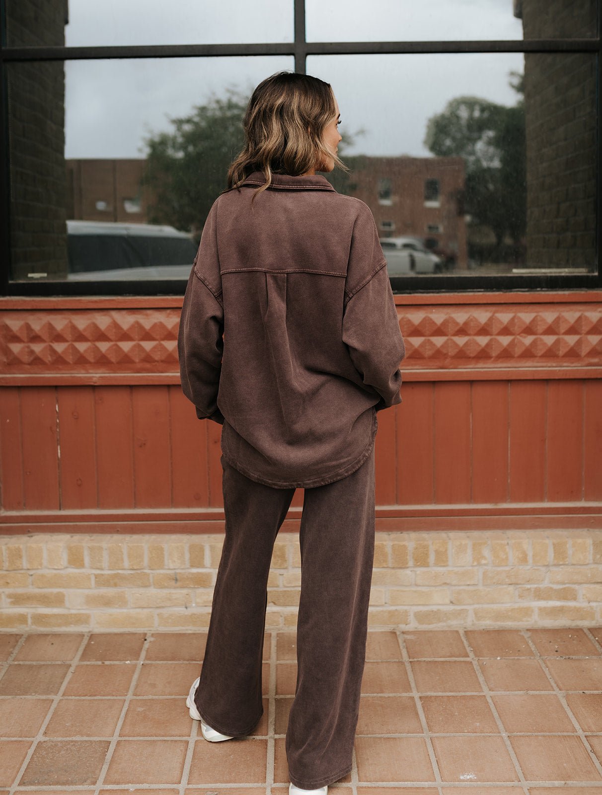 Hunter Knit Pant Chocolate Cherry ZP253872 - Southern Soule Designs