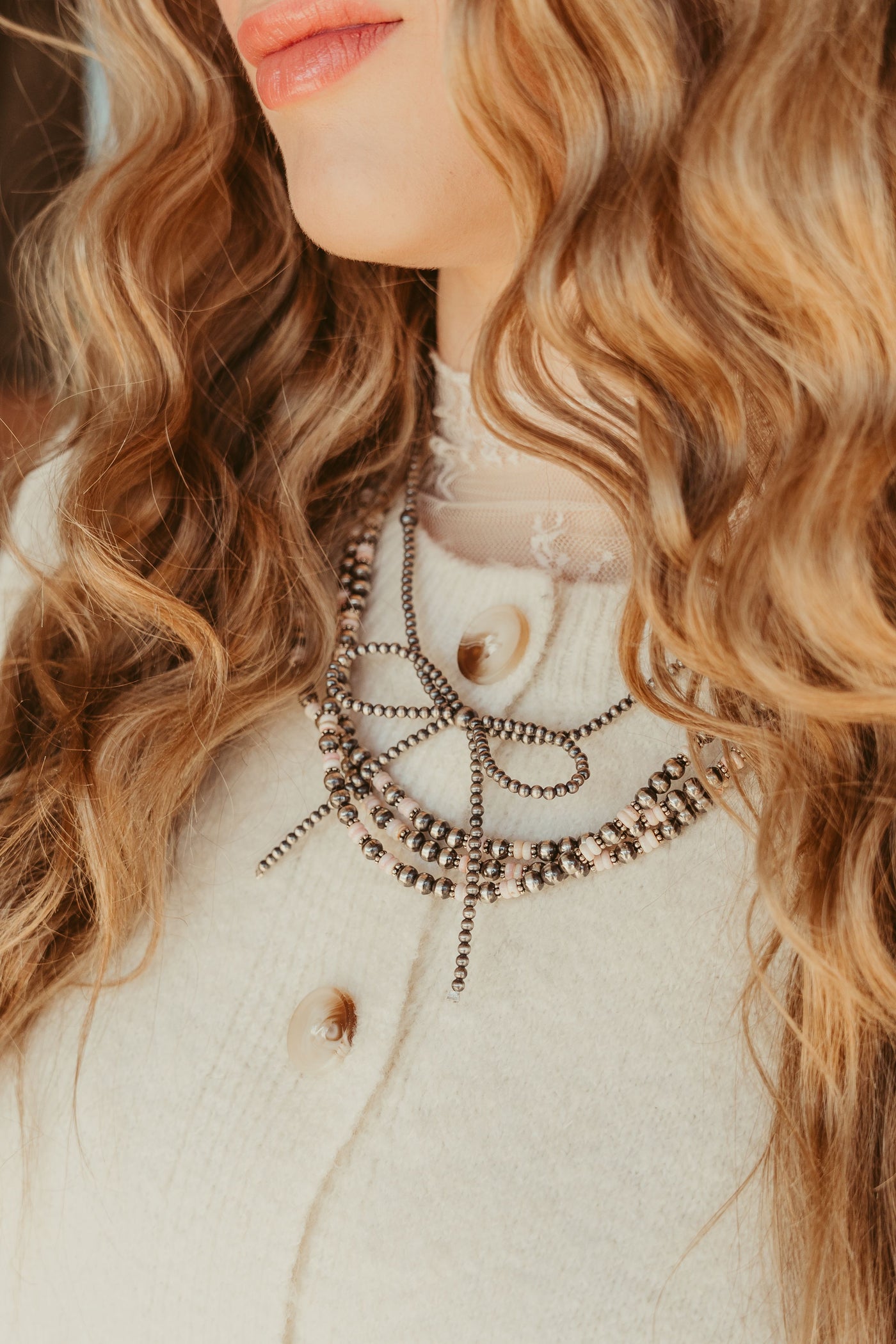 Navajo Beaded Bow Necklaces