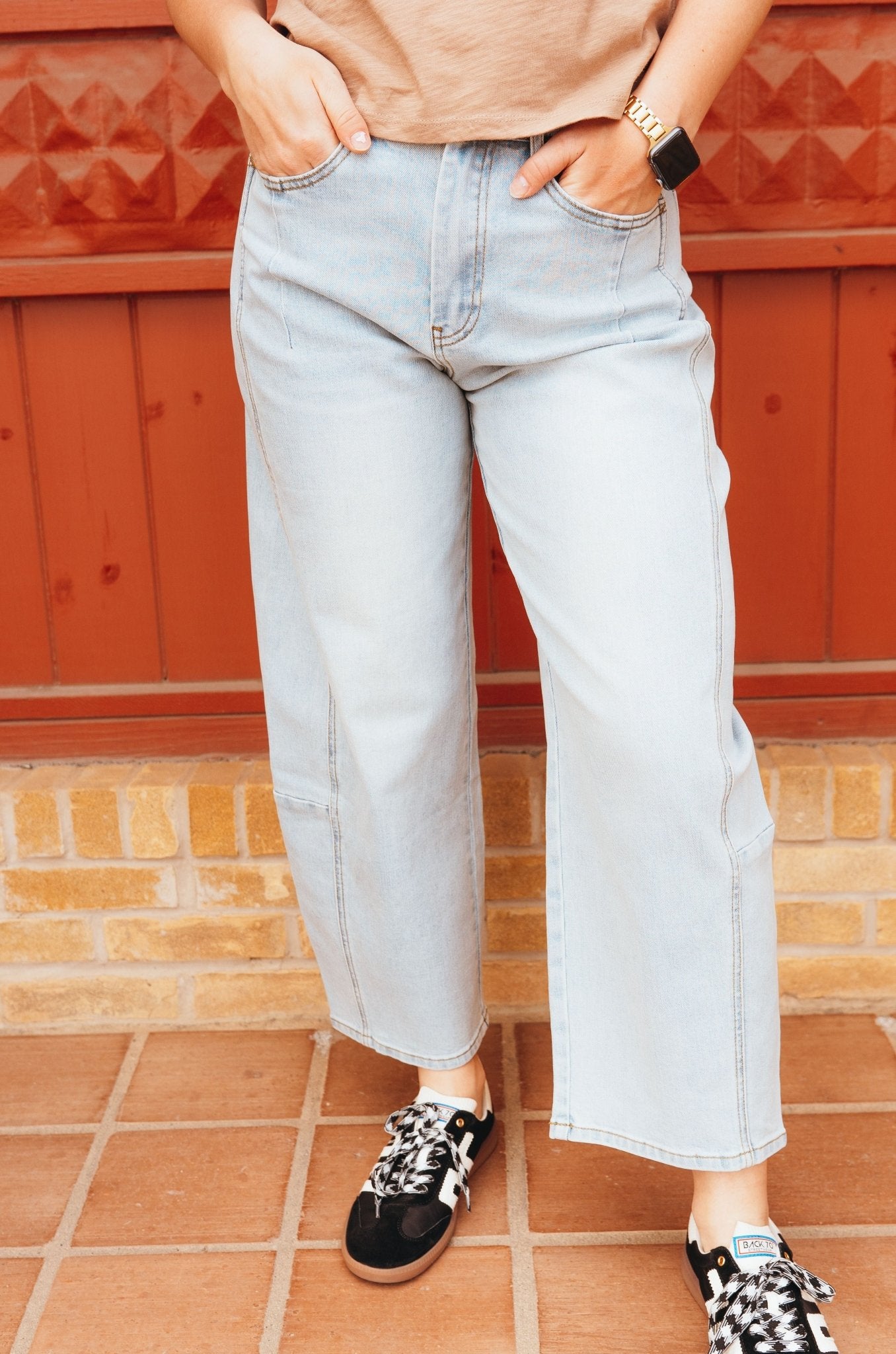 Ice Denim Loose Fit Jeans P3543 - Southern Soule Designs