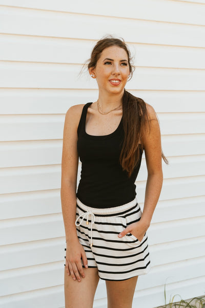 Iconic Bodysuit Black ZT253902 - Southern Soule Designs