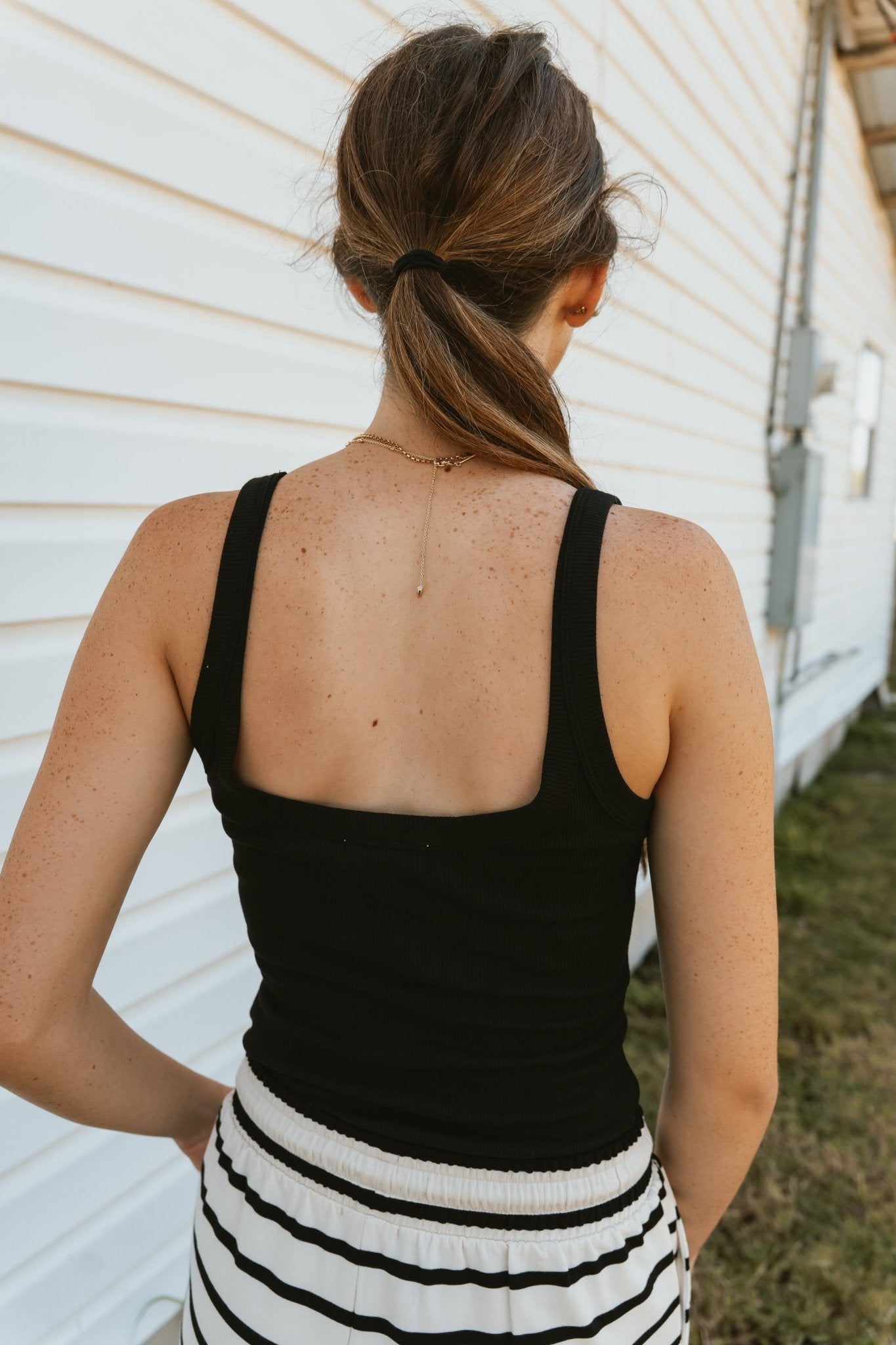 Iconic Bodysuit Black ZT253902 - Southern Soule Designs