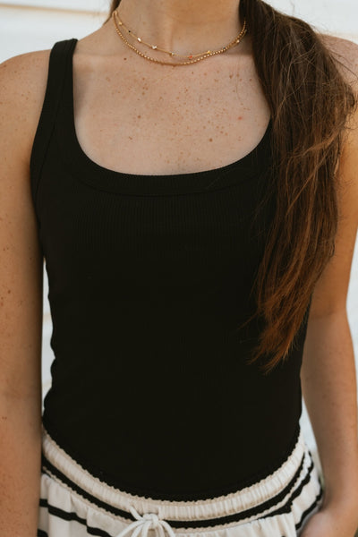 Iconic Bodysuit Black ZT253902 - Southern Soule Designs