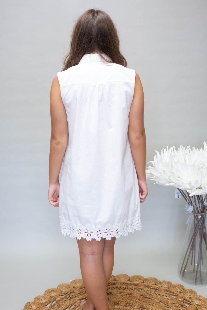 ILD3946 Off White Dress - Southern Soule Designs