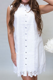 ILD3946 Off White Dress - Southern Soule Designs