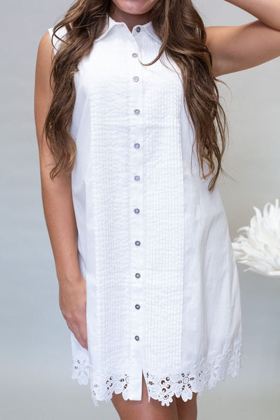 ILD3946 Off White Dress - Southern Soule Designs