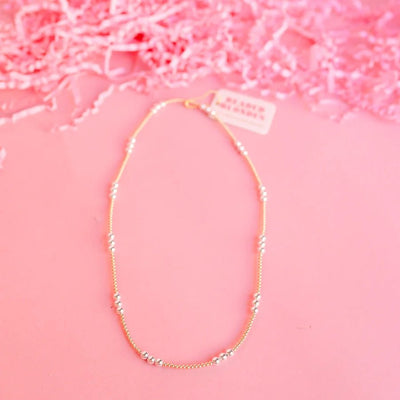 ILY Mixed Metal Necklace - Southern Soule Designs