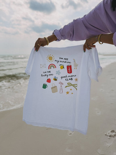 I'm the Lucky One Icon Graphic Tee White - Southern Soule Designs