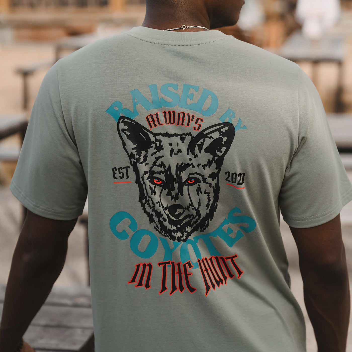 Raised by Coyotes The Hunt T-Shirt