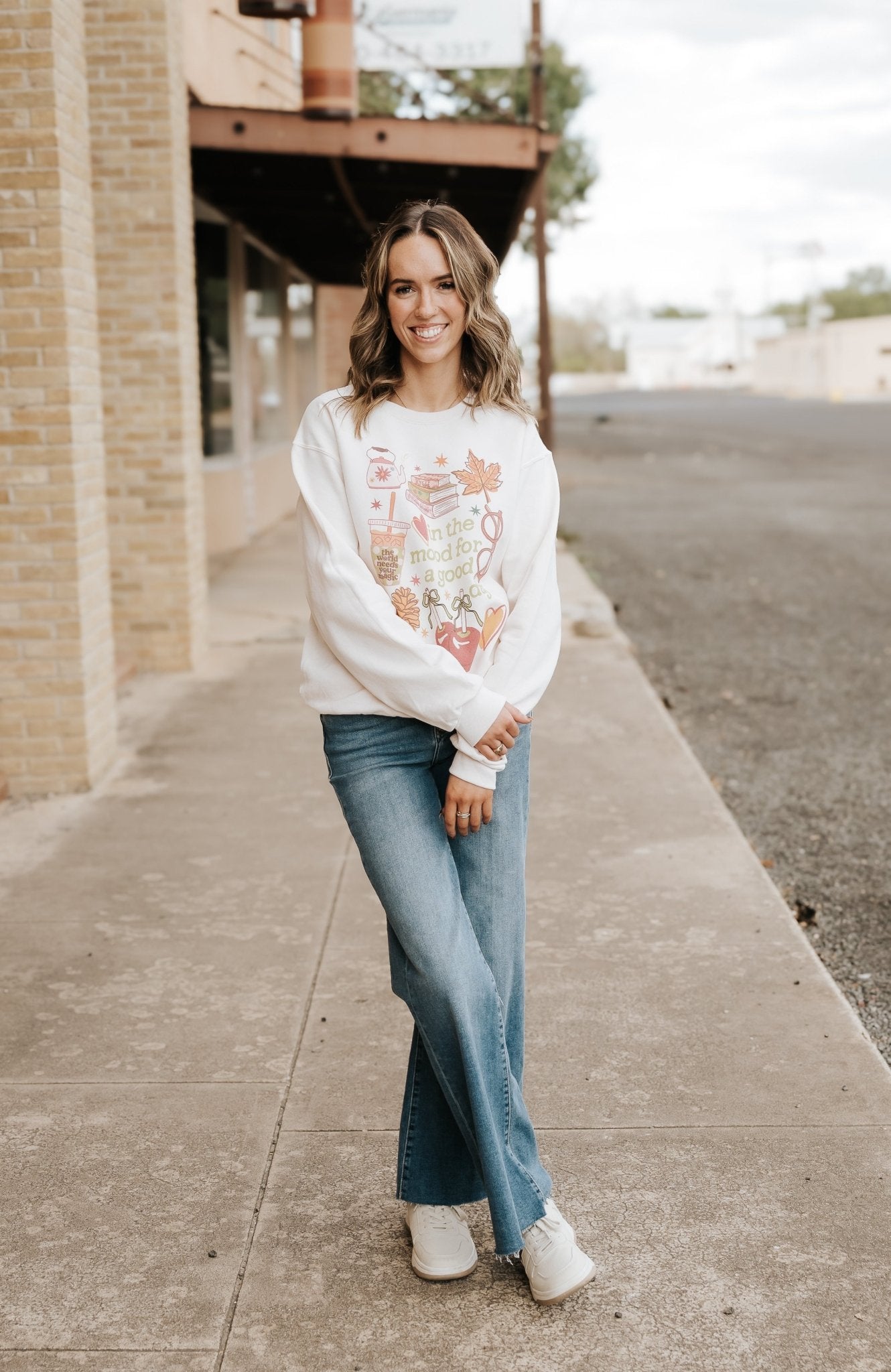 In the Mood Fall Vibes Sweatshirt - Southern Soule Designs