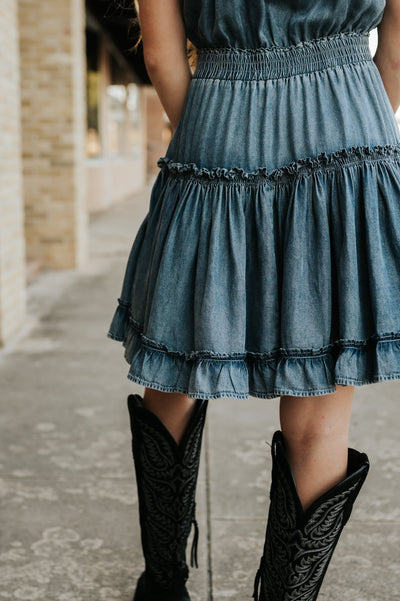 Independence Blue Melodie Dress - Southern Soule Designs