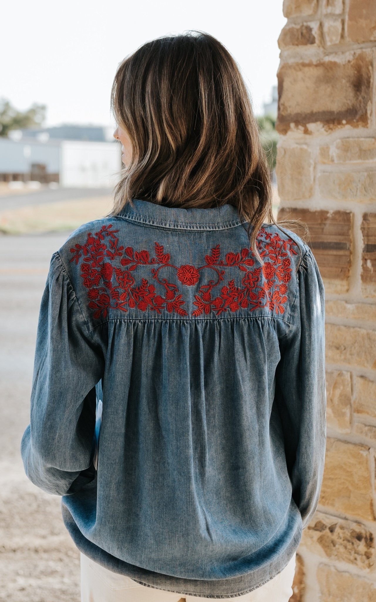 Independence Blue Nasrin Top - Southern Soule Designs