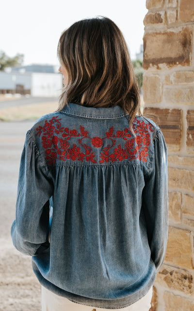 Independence Blue Nasrin Top - Southern Soule Designs