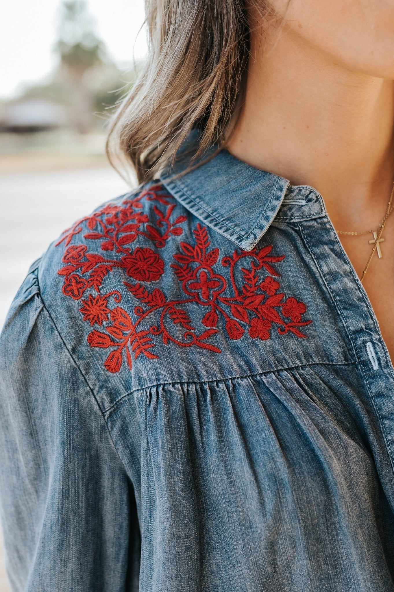 Independence Blue Nasrin Top - Southern Soule Designs