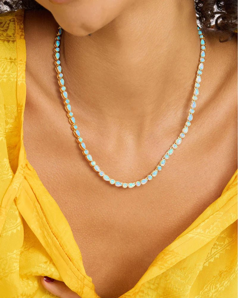 Isla Tennis Necklace 18' - Southern Soule Designs