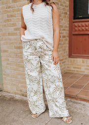 Island Coconut Overlook Tiki Tide Linen Pant ZP262682 - Southern Soule Designs