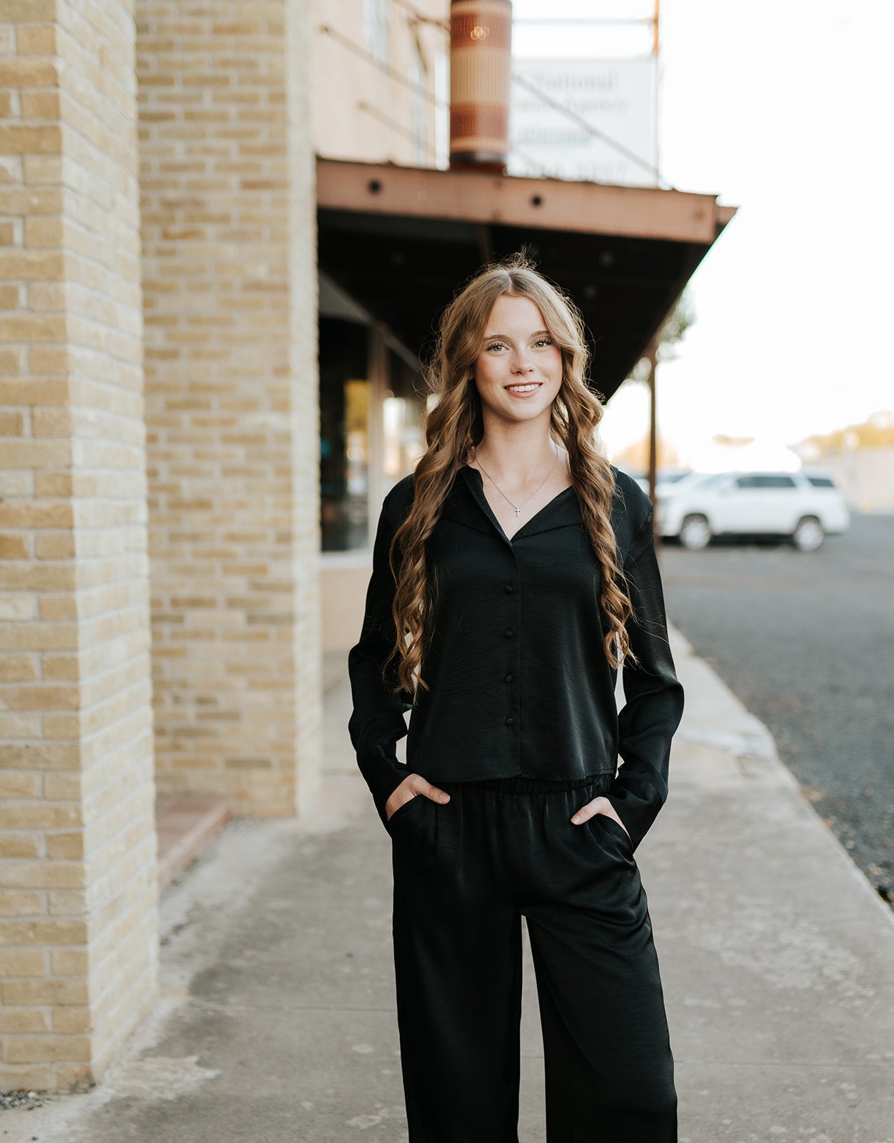 Isolde Satin Pant Black ZP254622 - Southern Soule Designs