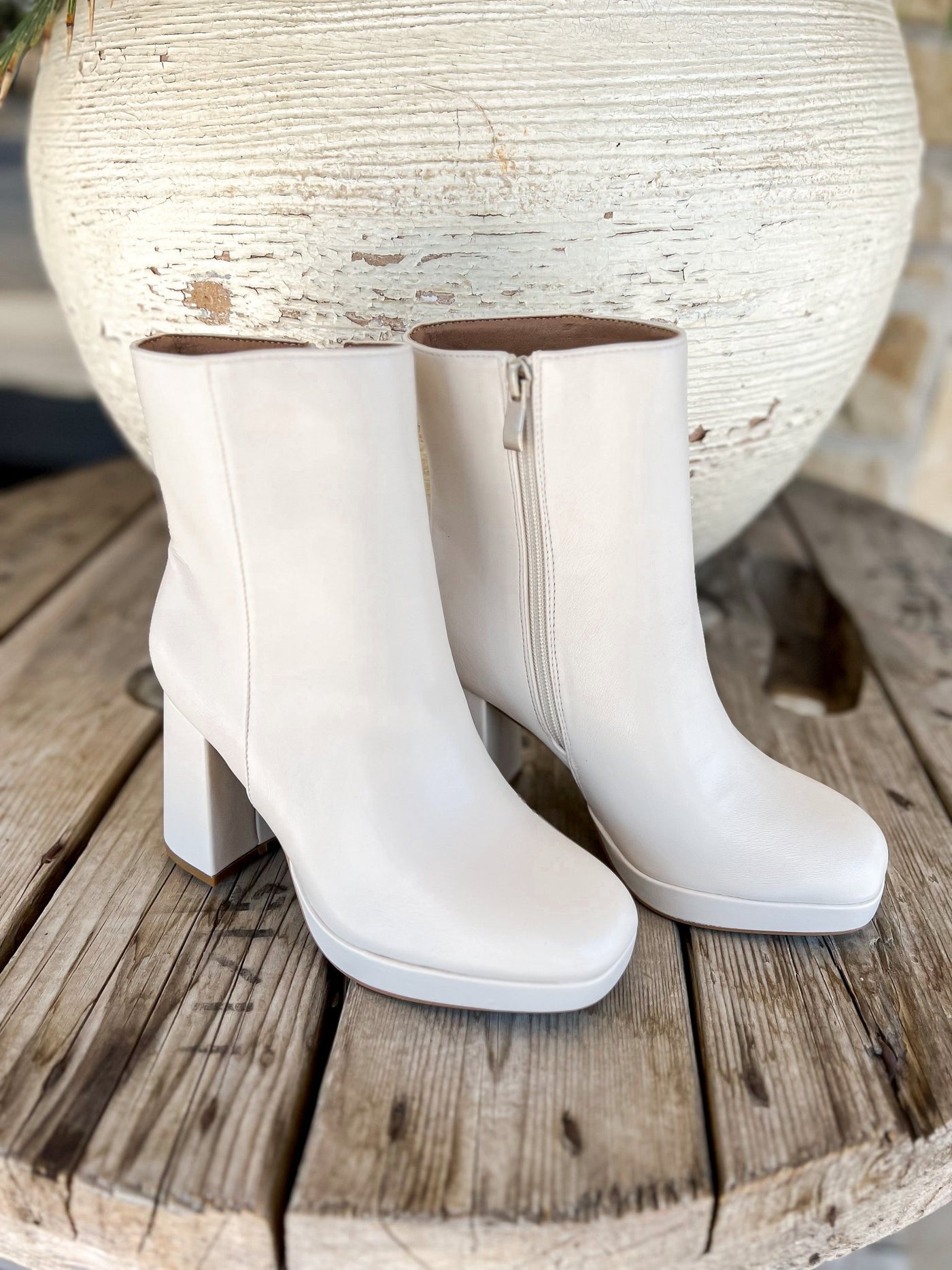 Ivory Slug Bug Boot - Southern Soule Designs