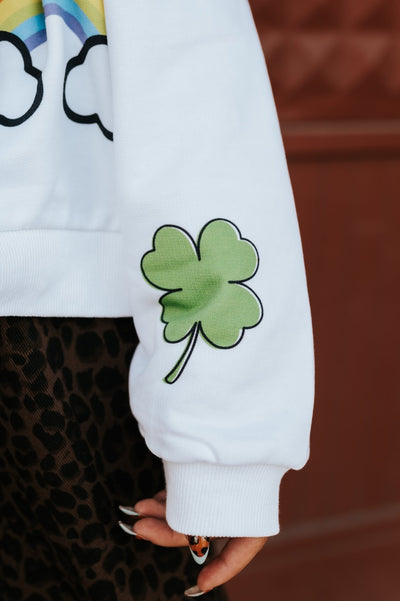 Ivory Somebody Loves You Graphic Sweatshirt - Southern Soule Designs