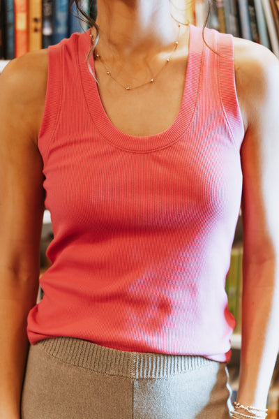 Sirena Rib Tank Island Pink ZT231241
