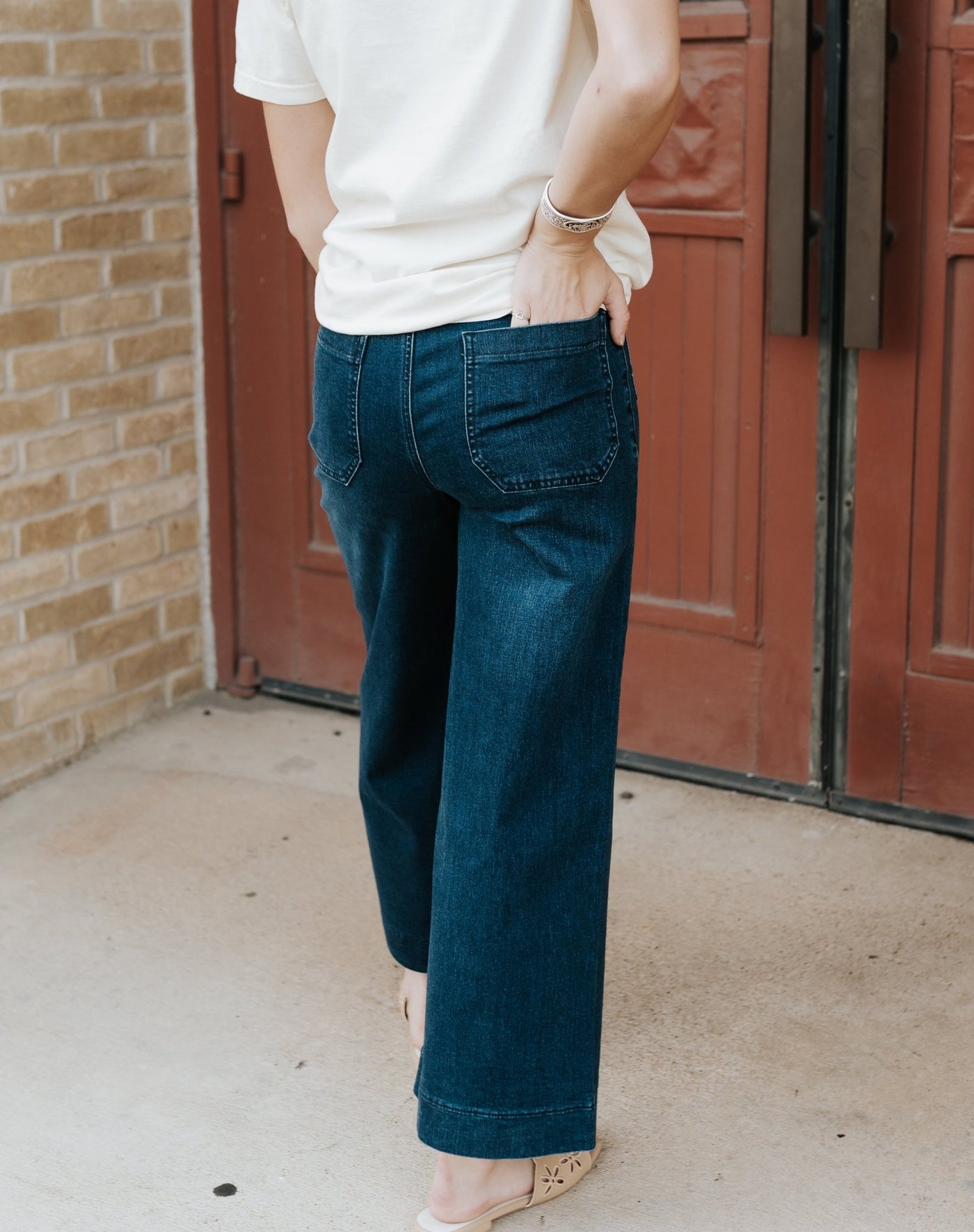 Jake Wide Leg Pant Blue 82190016BL - Southern Soule Designs