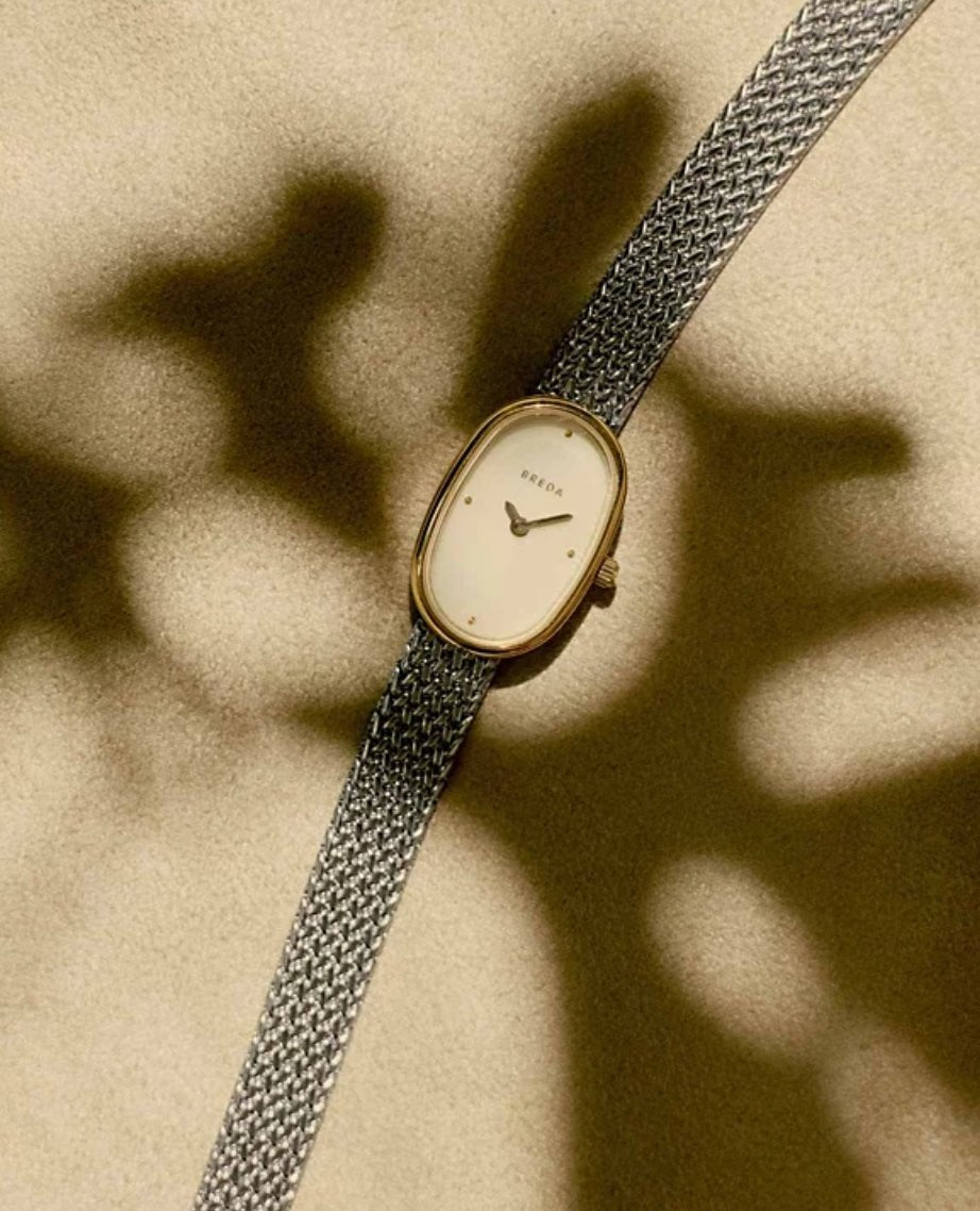 Jane Tethered Silver/Gold Mesh Watch 23MM 1741q - Southern Soule Designs