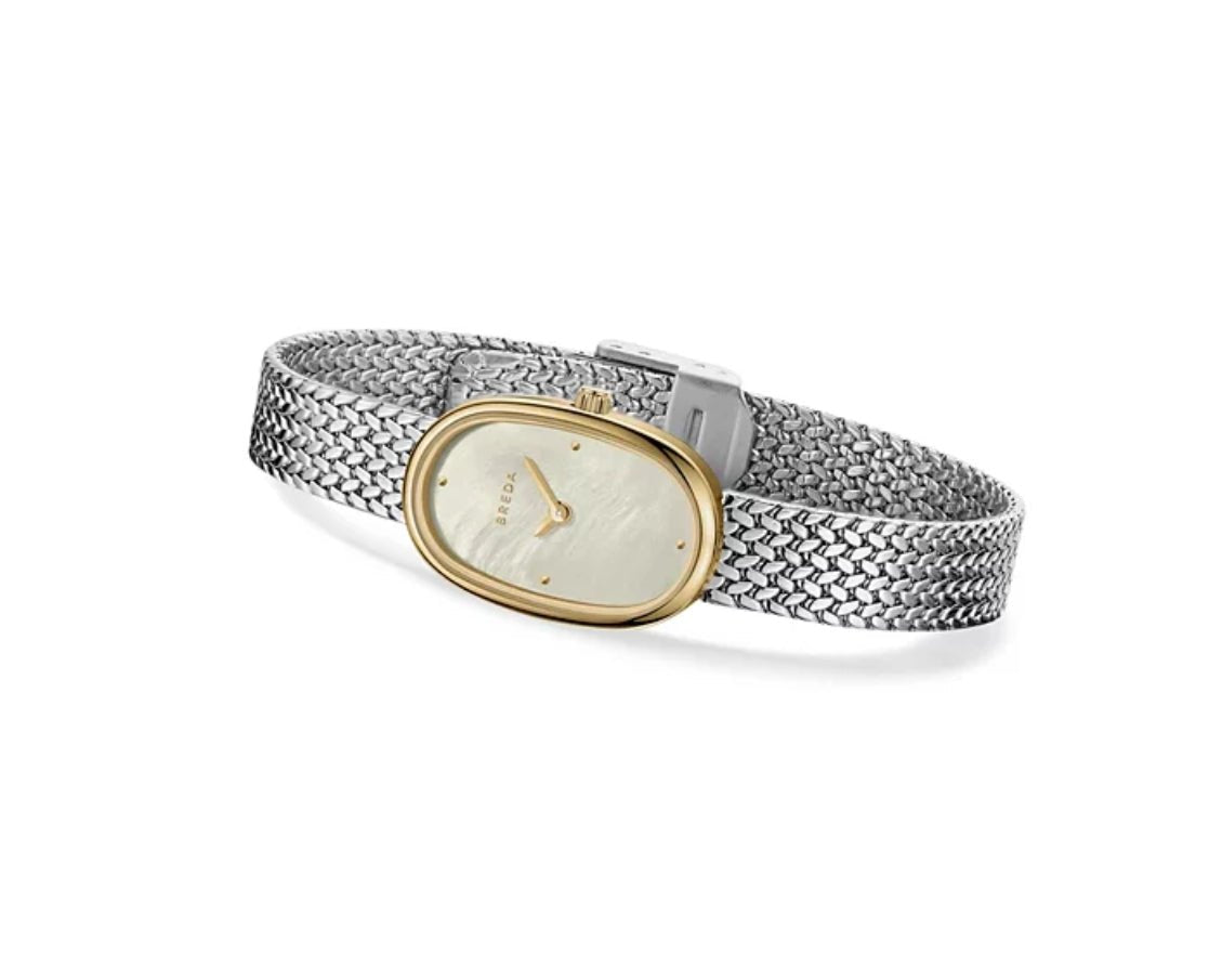 Jane Tethered Silver/Gold Mesh Watch 23MM 1741q - Southern Soule Designs