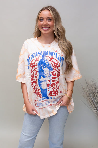 Janis Joplin In Concert OS Tee - Southern Soule Designs