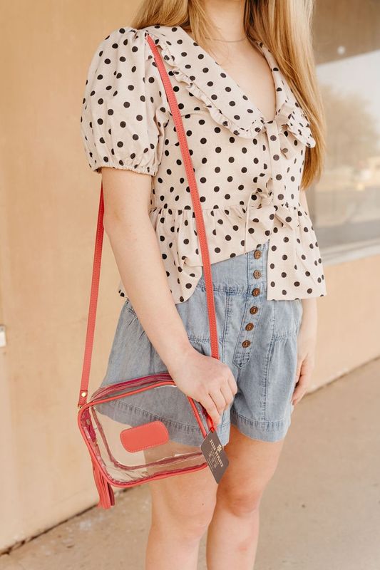 JH Clear Lola Bag - New - Southern Soule Designs