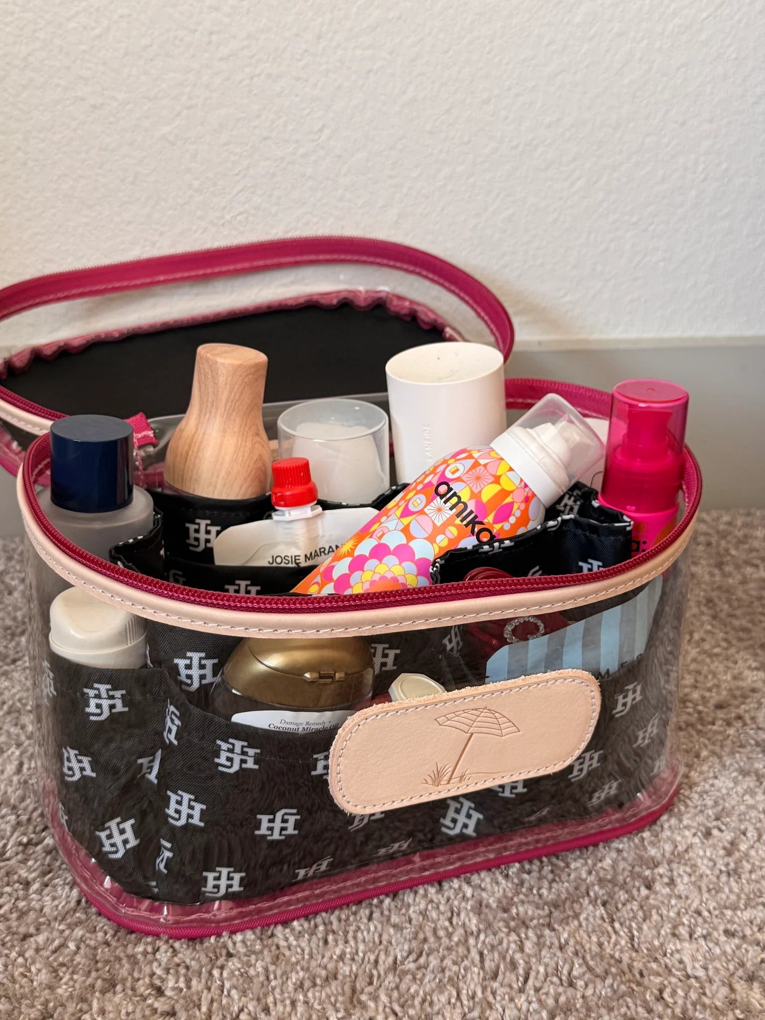 JH Clear Makeup Case - New - Southern Soule Designs