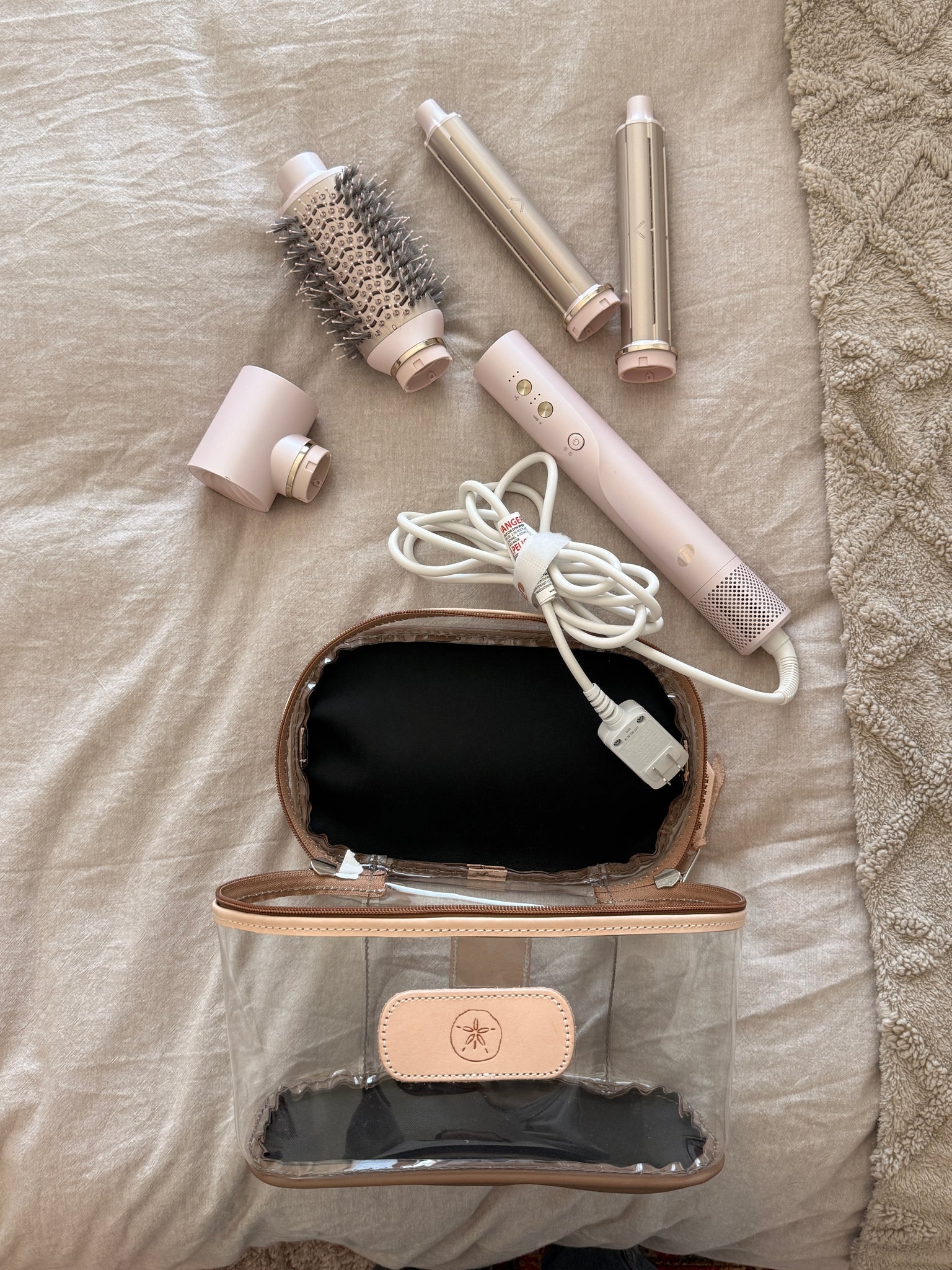 JH Clear Makeup Case - New - Southern Soule Designs