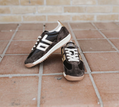 Jogger Coffee Gold Sneaker - Southern Soule Designs