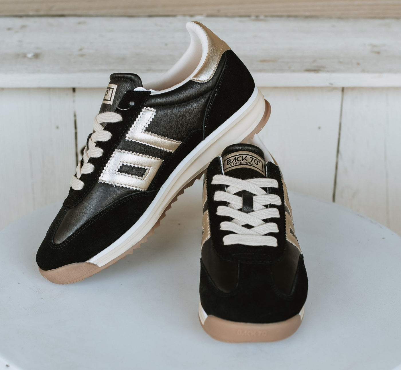 Jogger N Black Gold Sneaker - Southern Soule Designs