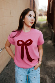 Josie Boucle Bow Sweater - Southern Soule Designs