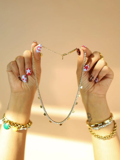 Julietta Star Charm Tennis Necklace - Southern Soule Designs