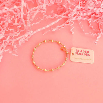 June Gold Fluted Bracelet - Southern Soule Designs