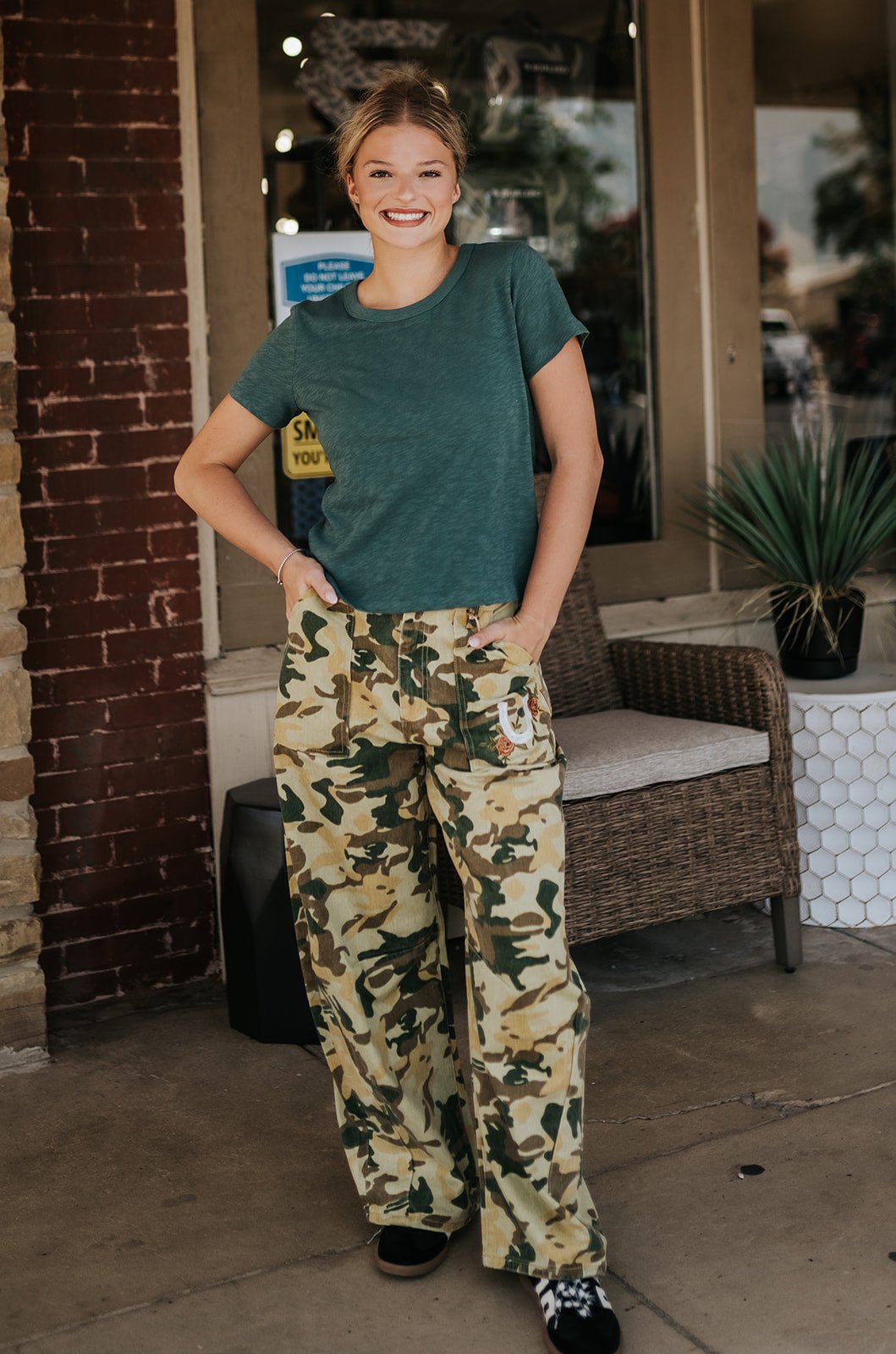 Junie Emerald Cove Slub Tee ZT262980 - Southern Soule Designs