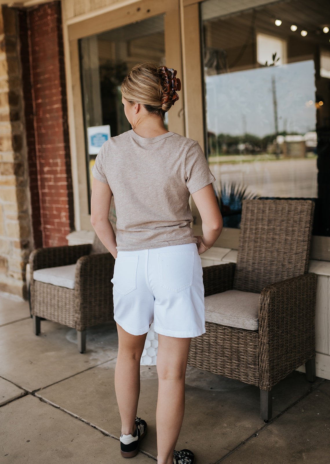 Junie Heather Ash Slub Tee ZT262980 - Southern Soule Designs