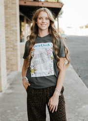 Just Treats Charcoal Graphic Tee - Southern Soule Designs