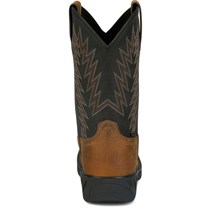 Justin Men's Taskmaker Brown Black Water Buffalo PD4073 - Southern Soule Designs