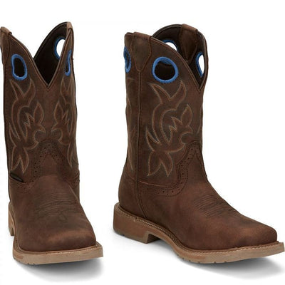 Justin MNS All Around Waterproof Brown Walnut SE3114 - Southern Soule Designs