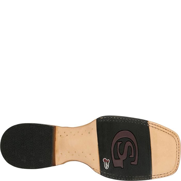 Justin MNS San Antone Charcoal Caiman Blue Sapphire Cowhide GR5710 - Southern Soule Designs