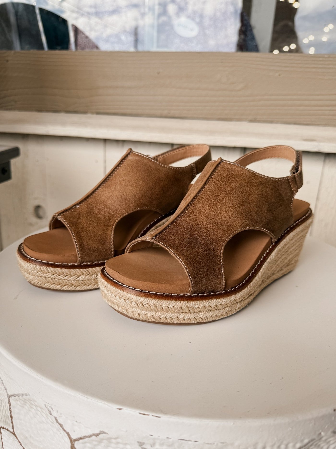 K Bye - Tan Wedge - Southern Soule Designs